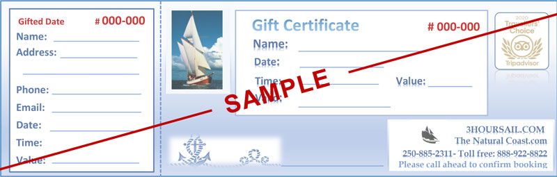 sample gift certificate