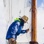 crew working sails